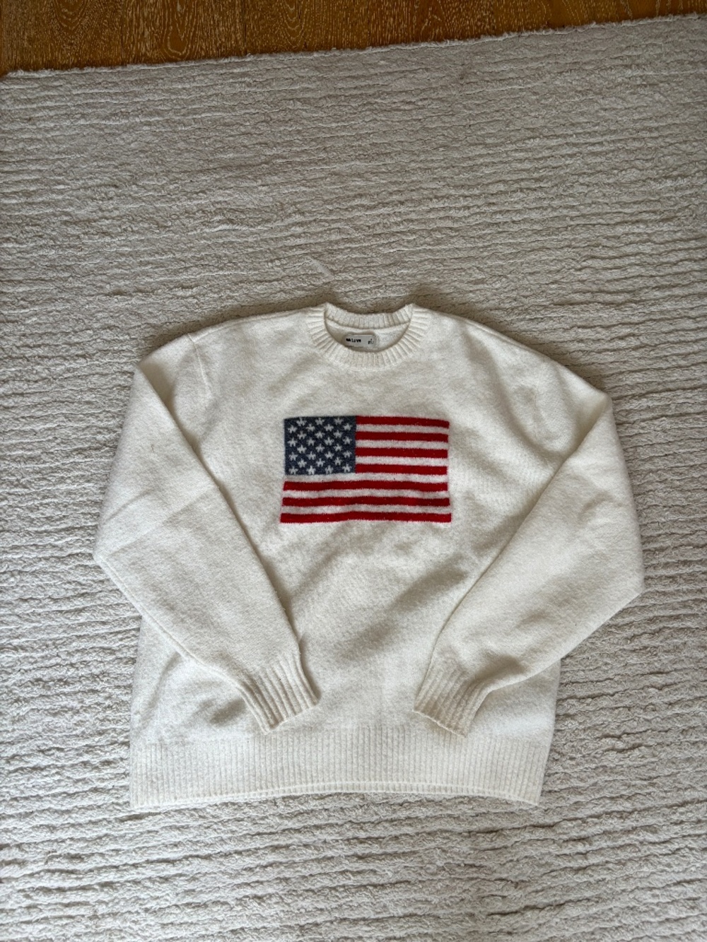 Hollister American flag sweater